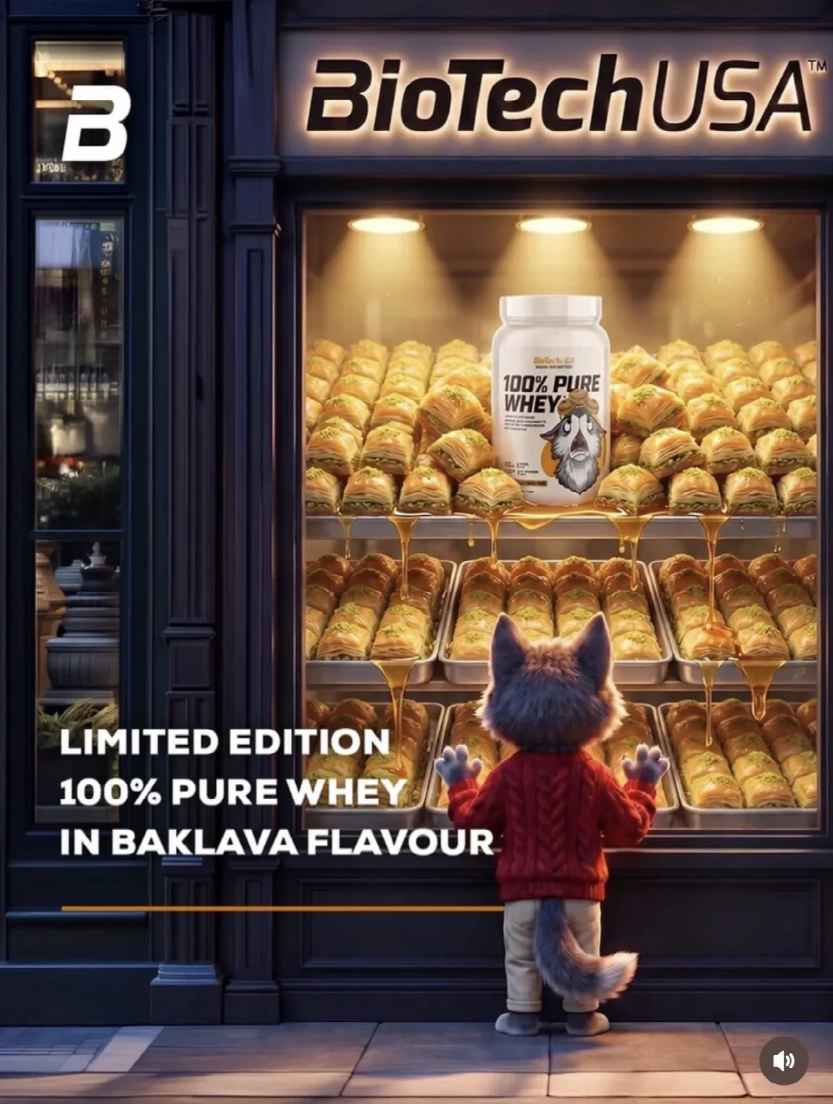 100% PURE WHEY BAKLAVA FLAVOURED 900 grams — image 3