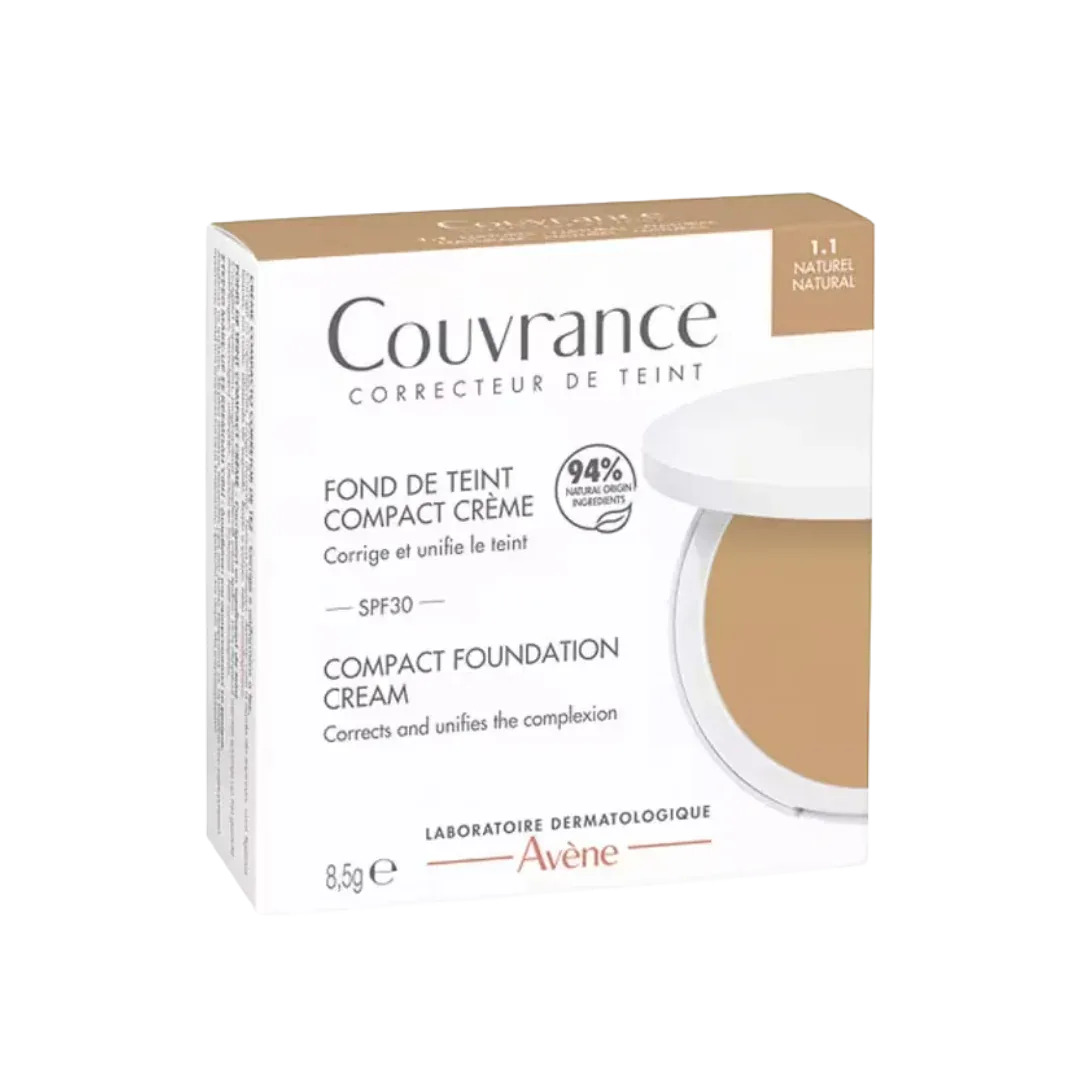 Avene Couvrance Compact Foundation Cream SPF30- 1.1 Natural