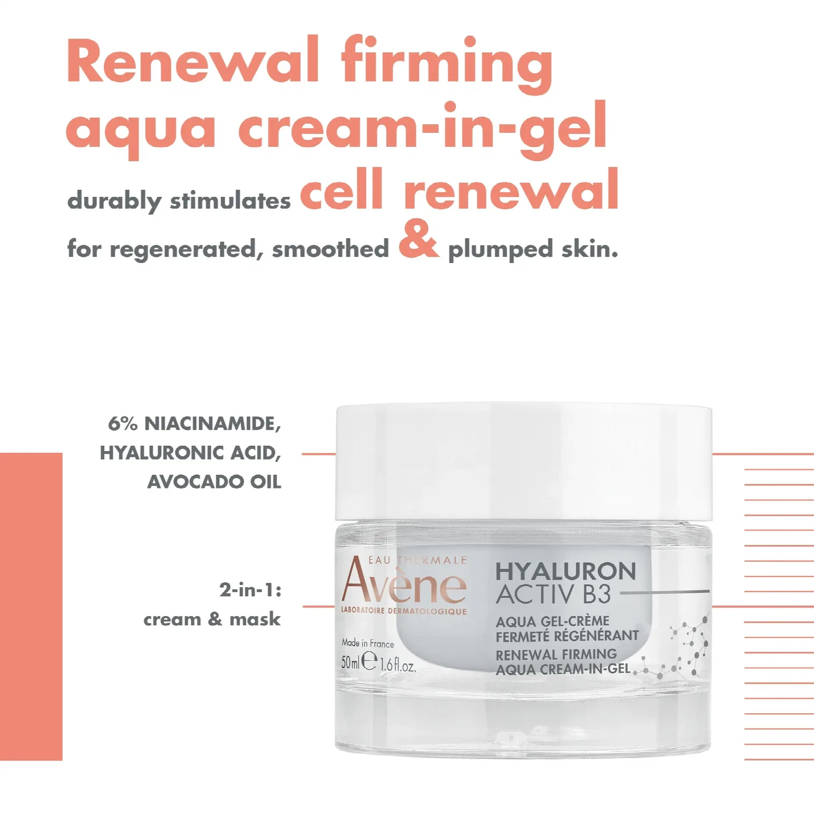 Avene Hyaluron Activ B3 Aqua Gel Creme 50ML — image 2