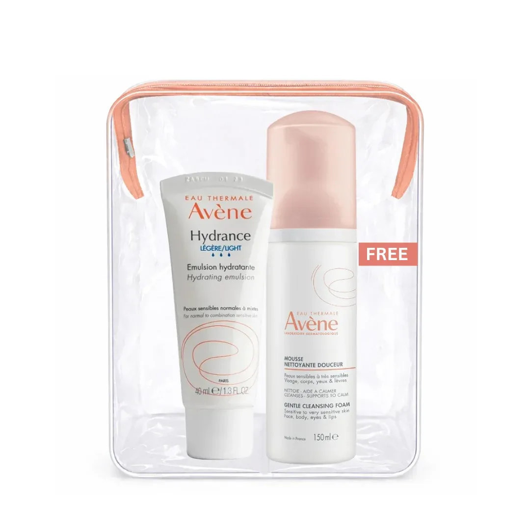 AVÈNE Hydrating Emulsion AVÈNE Hydrance Light 150ml + Cleansing Foam Duo