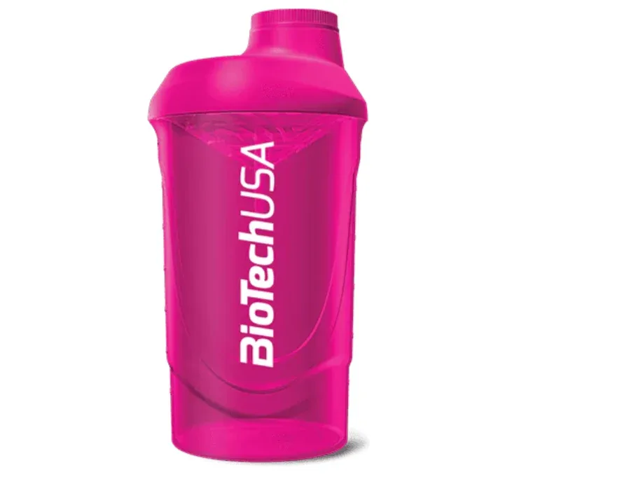 BIOTECH SHAKER BOTTLE PINK 600ml