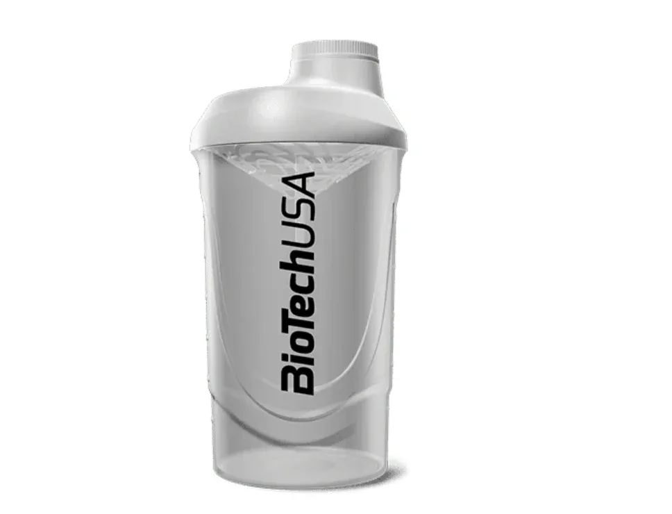 BIOTECH SHAKER BOTTLE WHITE 600ml