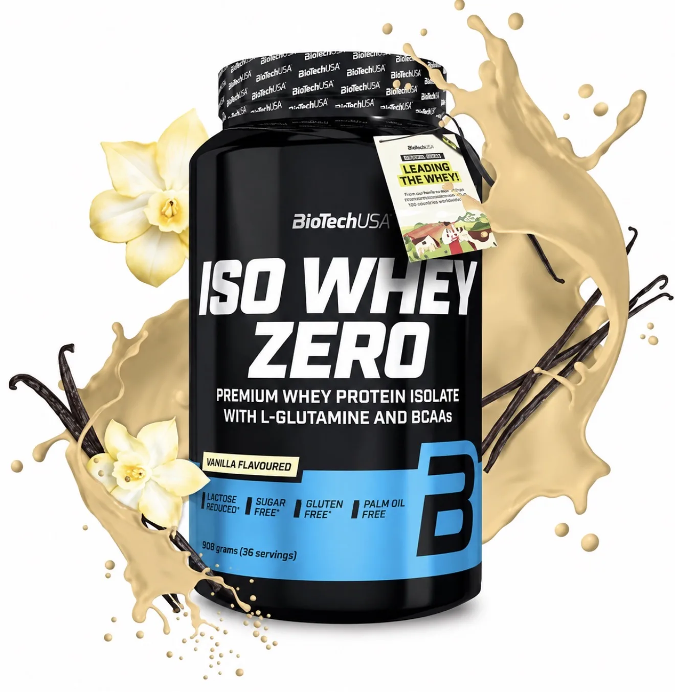 ISO WHEY ZERO VANILLA FLAVOURED 908 grams