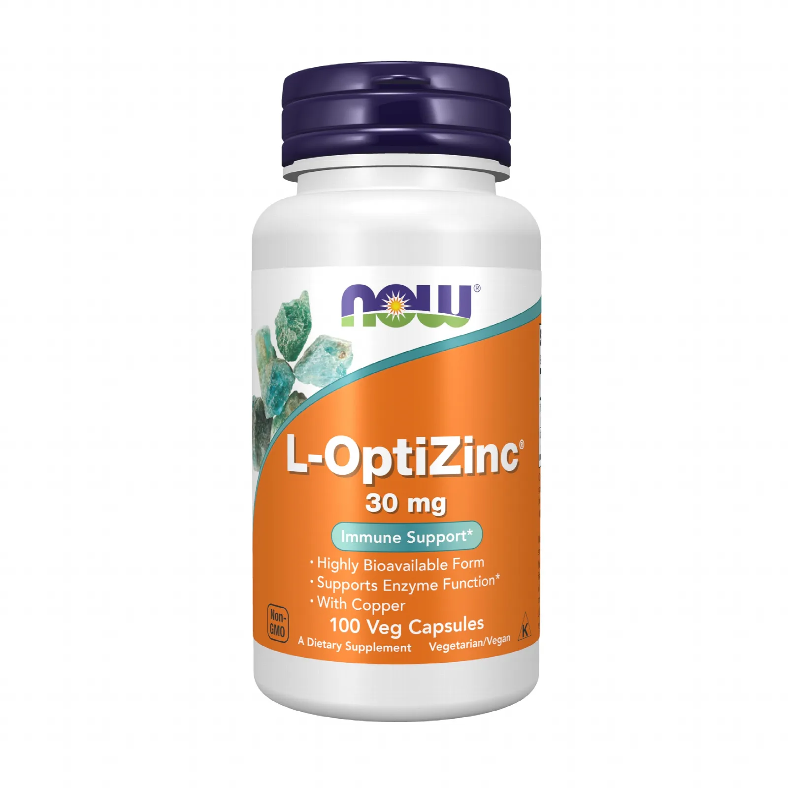 L-OptiZinc 30 mg 100 veg capsules