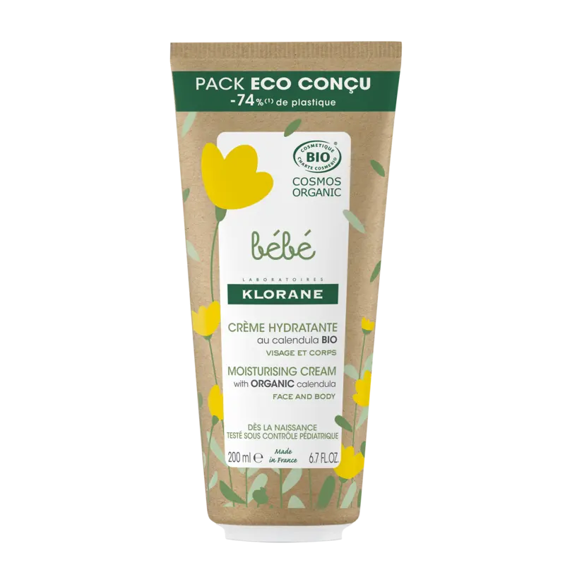 Klorane bébé Moisturizing Cream with Organic Calendula 200ML